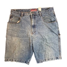 Vintage Unionbay Shorts 38 Mens Carpenter Denim Jorts Baggy Workwear Y2K 2000s