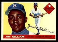 1955 Topps Baseball #5 Jim Gilliam NM *m1