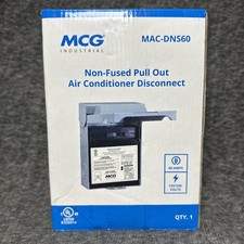 MCG Industrial Enclosed Non-Fused Pullout AC Disconnect 60A 120/240V Waterproof