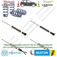 Bilstein B4-Kit Tieferlegungsfahrwerk 35mm u.a.: Audi A4 8EC, Bj. 2004-2008