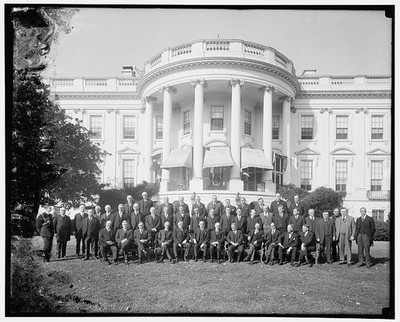 Photo:White House group,Washington,DC,District of Columbia,Harris & Ewing