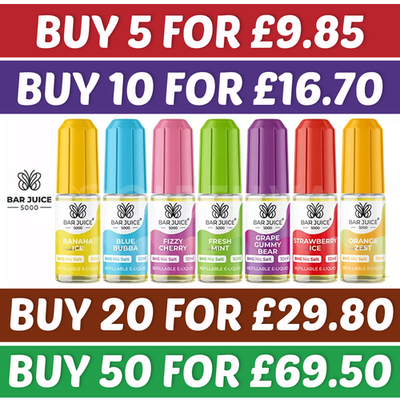 1.5mg vape juice Bar 5000 Nic Salt 10ml E-liquid | 5mg/10mg/20mg | Juice |New Flavours Flavor:Rainbow Blast GTA V: Online - FLAVOUR RANGE_Custard