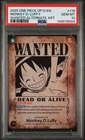 2025 One Piece OP13 En Monkey D Luffy Wanted Alternate Art #118 PSA 10 Gem