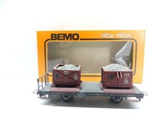 Bemo H0m 2258 Kiestransportwagen Kk7348, RhB, DC, TOP in OVP #64292