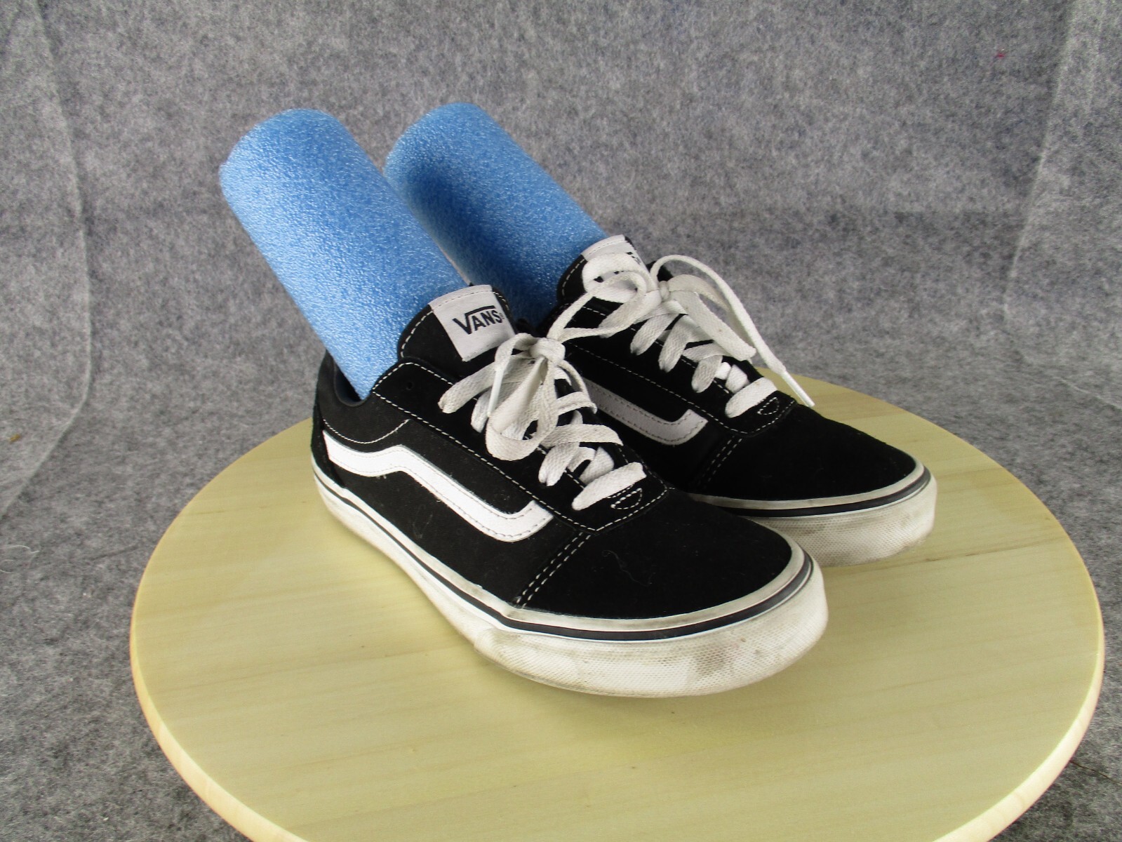 Vans Kids Sneakers Youth 4 Black Off The Wall Old Skool Canvas Low Top  Skater | eBay