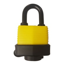 WEATHERPROOF LAMINATED STEEL PADLOCK - 40mm - gate shed chain shutter door boat 
