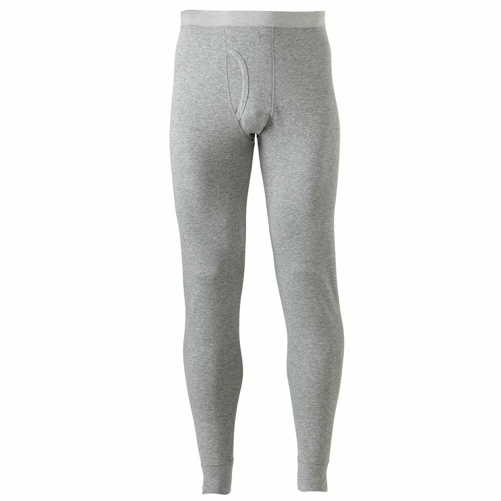 Croft & Barrow Men's Heather Grey Thermal Pyjama Pants (S01)