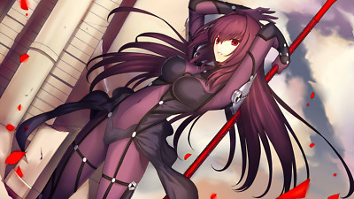 Anime fate series scathach fategrand order kauto Playmat Gaming Mat Desk