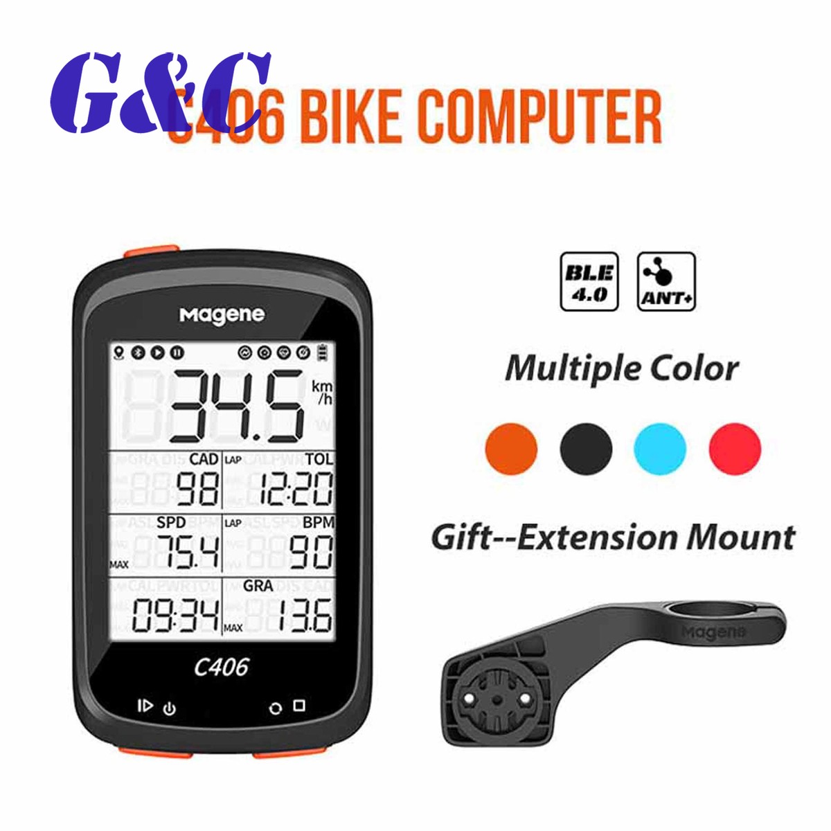 Magene Bike GPS Computer MTB Wireless Waterproof Speedometer