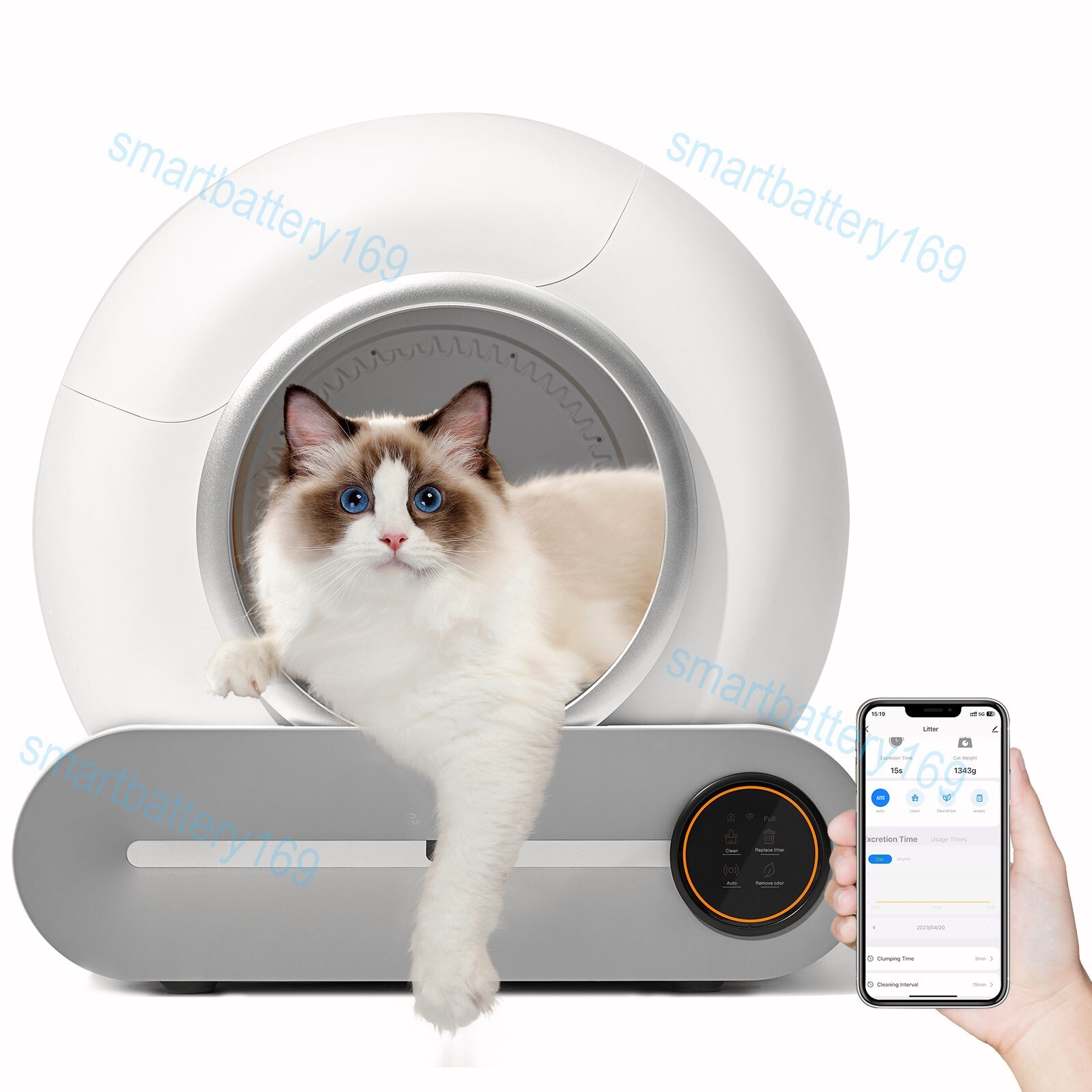 Self Cleaning Cat Litter Box Automatic Cat Litter Cleaning Robot Large