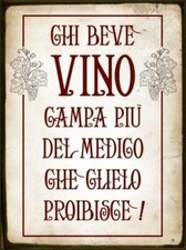 TARGA LATTA BIRRERIA RISTORANTE VINERIA  TARGHE LATTA INSEGNA TABELLA PUB BAR