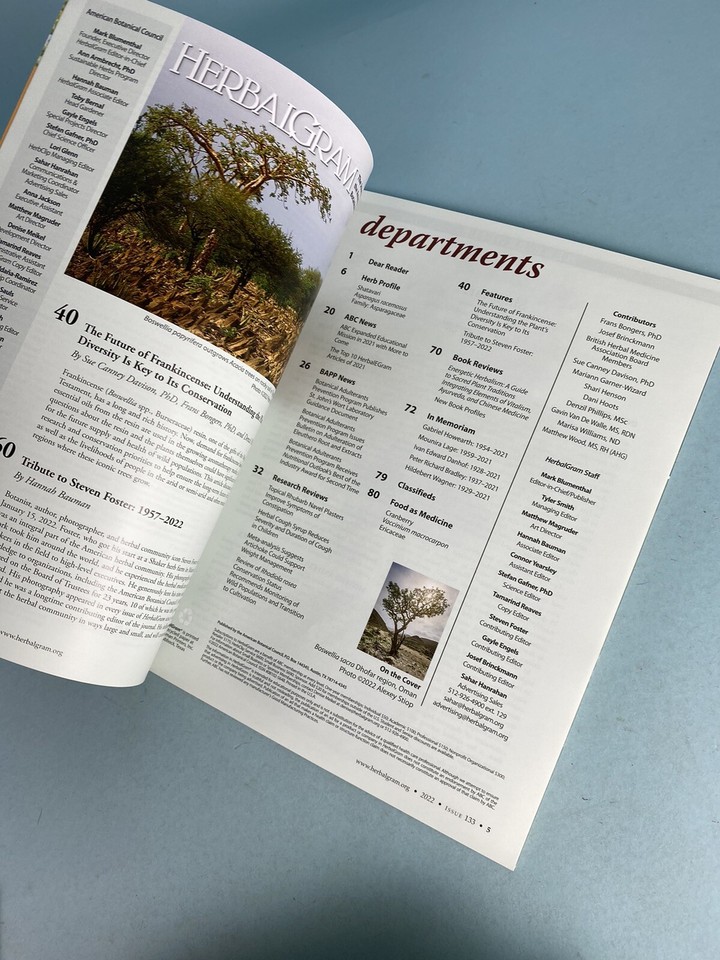 Herbalgram Journal of American Botanical Council April 2022