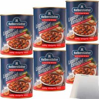 HalberstäDter Linseneintopf 6Er Pack 6X800G Dose Usy Block