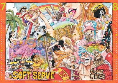 Comic Calendar One Piece 22 Schedule Planner Jump Shueisha Japan Pre Sale Ebay