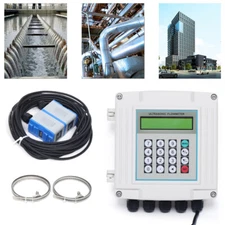 Ultrasonic Flow Meter Wall Mount Flowmeter with Transducer DN20-700mm TM-1 TS-2
