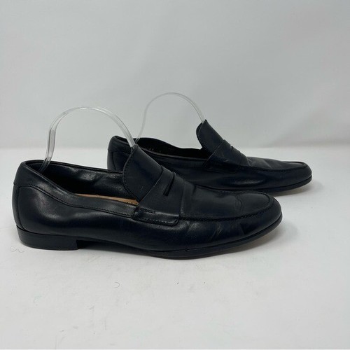 Ermenegildo Zegna Italian Leather Slip On Loafer Dress Shoes Mens Size 9 - Picture 7 of 15