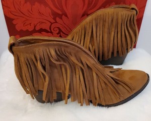 coconuts fringe booties