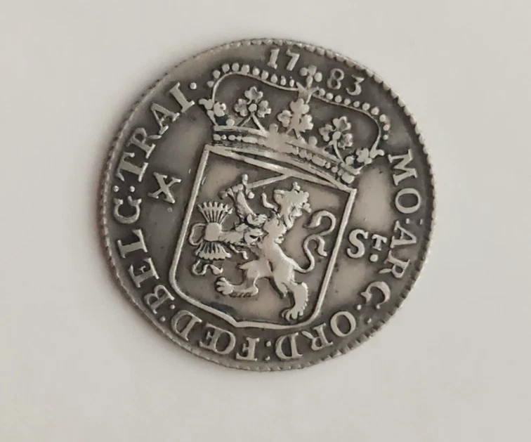 10  Stuivers 1783 ERHALTUNG !!! Prachtexemplar RRR Utrecht - Bild 3 von 4