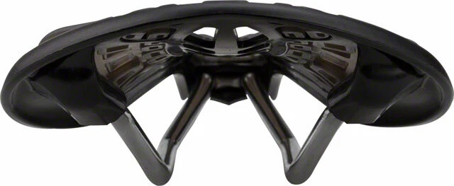 Tioga Spyder Stratum Saddle: Chromoly Rails, Black/Black Smoke Cover - Image 3 of 4