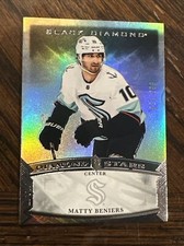 2023-24 UD Black Diamond Hockey Matty Beniers Diamond Stars Kraken/299!!