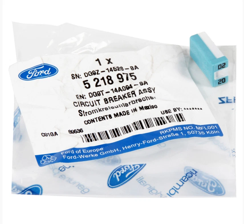 Ford Fiesta MK7 Leistungsschalter, 20 Ampere, 32 Volt, 2666693  