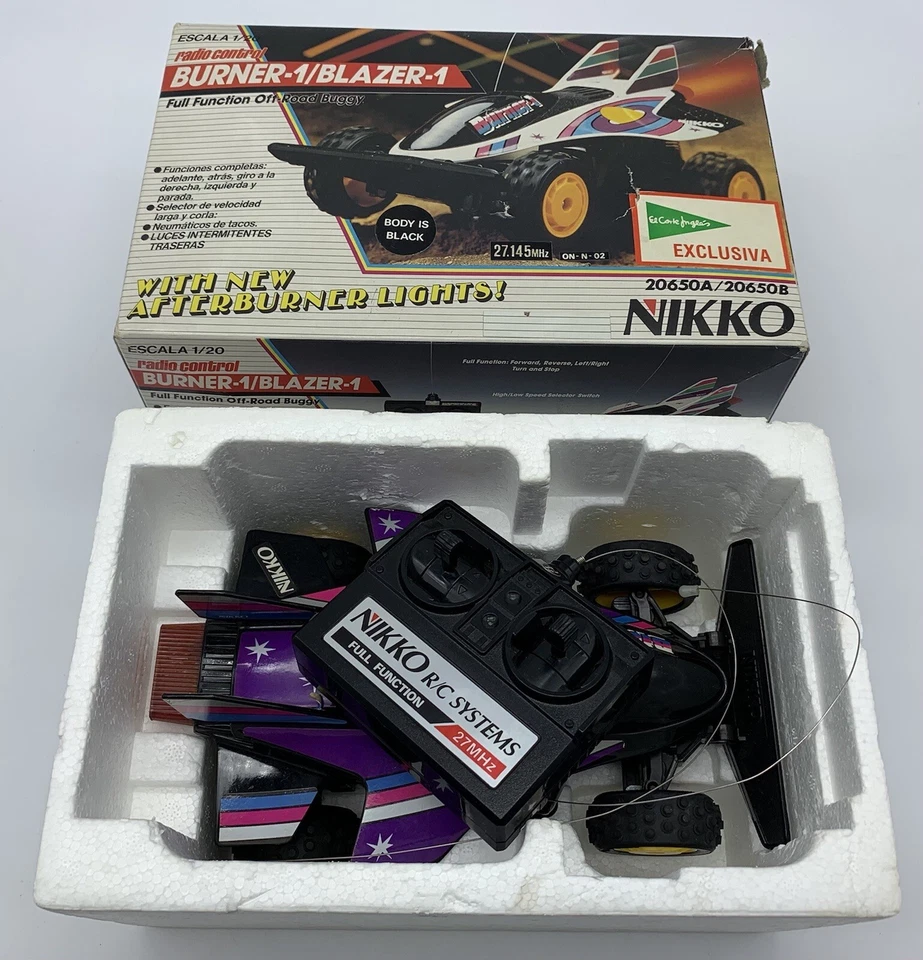 Nikko Burner-1 Blazer-1 Radio Controlled Skala 1/20 RC Vintage Jahre 80 ’ - Bild 2 von 4