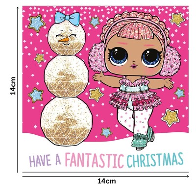 LOL Surprise Weihnachtskarte Für Enkelin – Offizielle Lizenz, Inkl. Umschlag, Perfektes Weihnachtsgeschenk