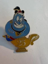 Tokyo Disney Resort Game Prize Pin 25th on the Lamp Genie (D2)