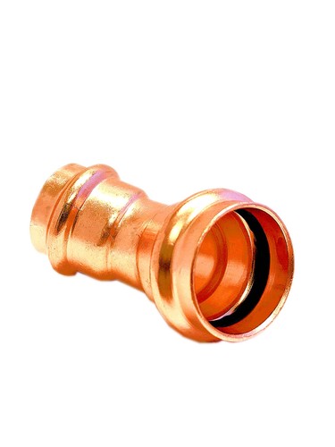 Libra Supply Lead Free 4 inch, 4'' 45 Degree Press Copper Elbow, P x P, fittings - Picture 2 of 3