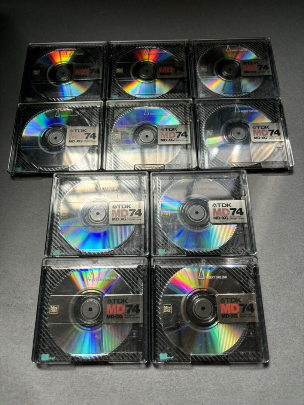 MD minidisc lot of 10 factory reset TDK MDXG 74min d0101 eBay