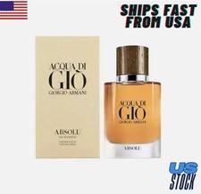 New Giorgio Armani Acqua Di Gi  Absolu for Men 3.4 oz EDP Spray   100 Authentic