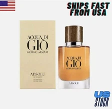 New Giorgio Armani Acqua Di Giò Absolu for Men 3.4 oz EDP Spray – 100% Authentic