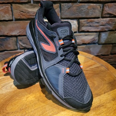 Decathlon Kalenji Comfort Run Men’s Running Shoes Black Neon orangeSize UK  UK