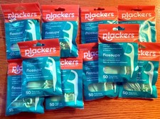 Plackers, Mint, Dental Floss Tooth Picks, 50 Count, Lot 20, 1000 Total Picks