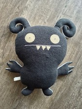 Uglydoll Turny Burny Plush Stuffed Animal Medium 2009 Black  White