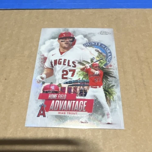 Topps 2025 Series 1 Home Field Advantage Mike Trout #HA-6 Angels Baseball Card