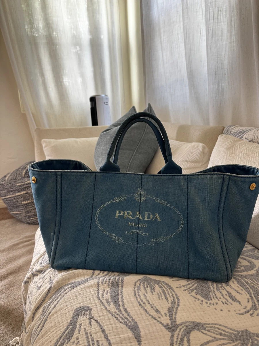 PRADA Totes Blue Bags & Handbags for Women for sale | eBay