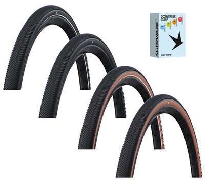 Schwalbe G-ONE Allround Reifen + Schlauch Set 2026 Falt Gravel TLR RaceGuard