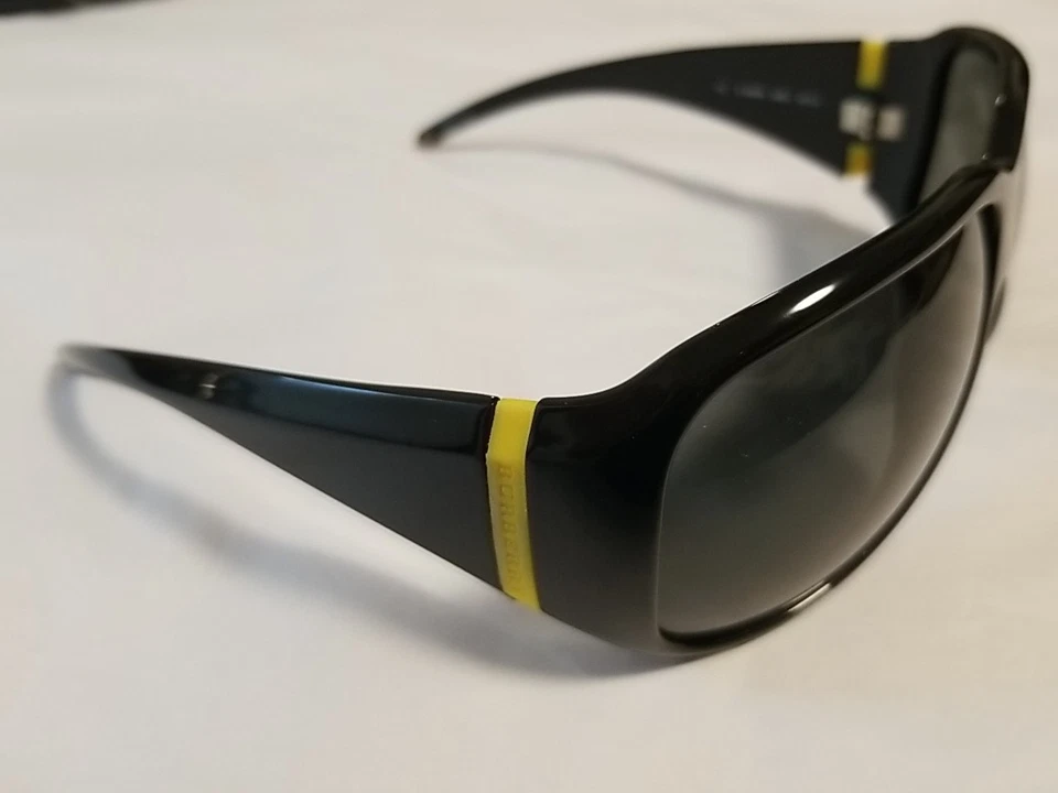 Burberry By Safilo Black 63 13 115 Wrap Sunglasses - Image 2 of 4