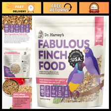 Premium Finch Bird Food - Seeds, Nuts, Fruits  Veggies for Indoor  Outdoor Fee