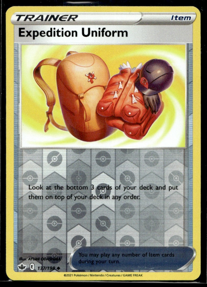 Expedition Uniform 137/198 Uncommon Chilling Reign Pokemon Reverse Holo LP