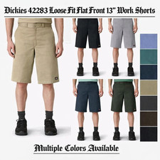 Dickies Mens Loose Fit Flat Front Work Shorts...
