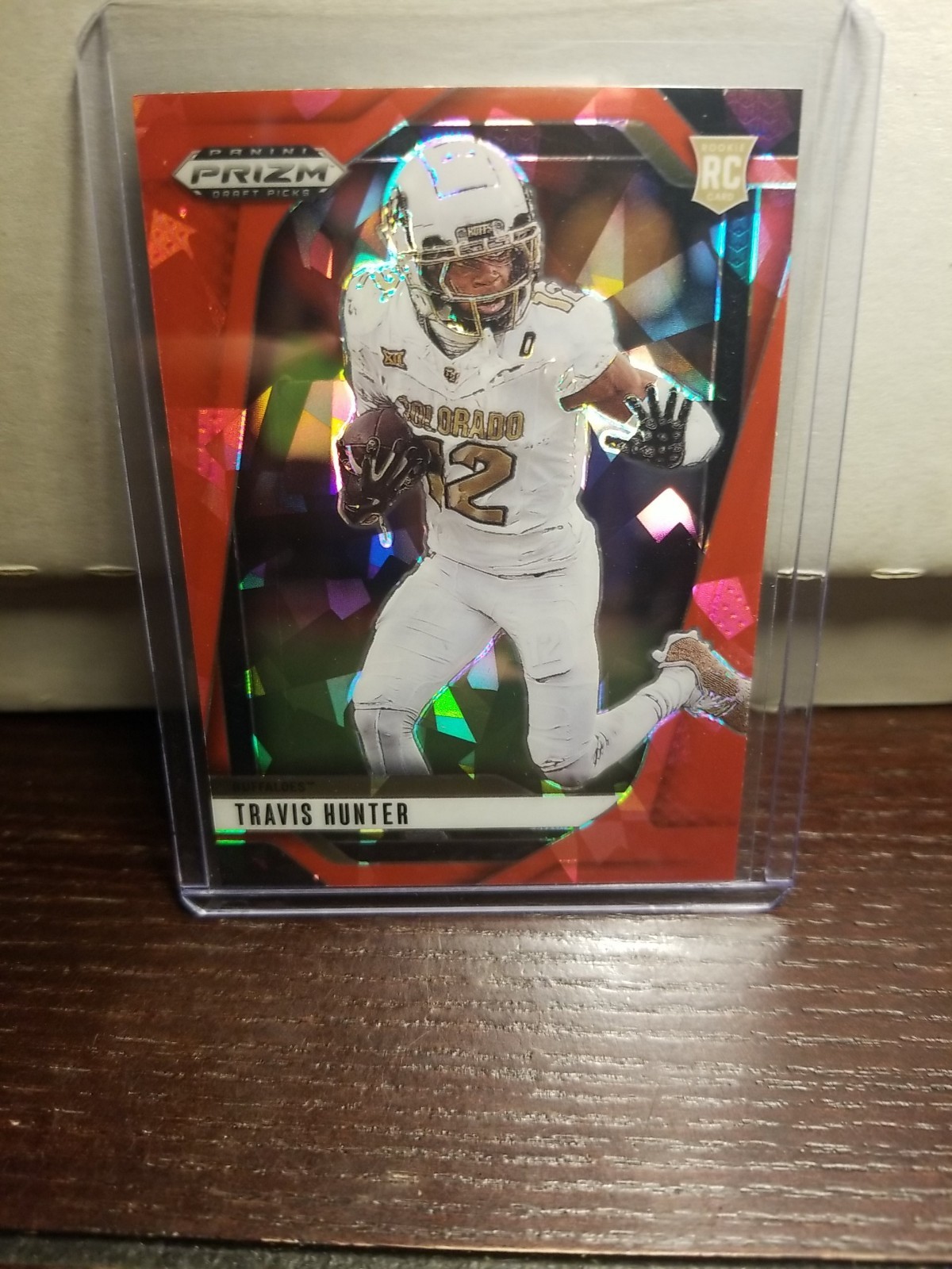 2025 Panini Prizm Draft Picks Travis Hunter #20 Red Ice Prizm (RC) Colorado