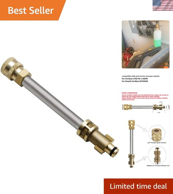 #ad High Performance Pressure Washer Adapter with 1 4” Quick Connector for Portla... $22.95