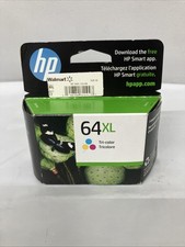 HP 64XL Color Ink Cartridge New Genuine - Exp: 06/2026