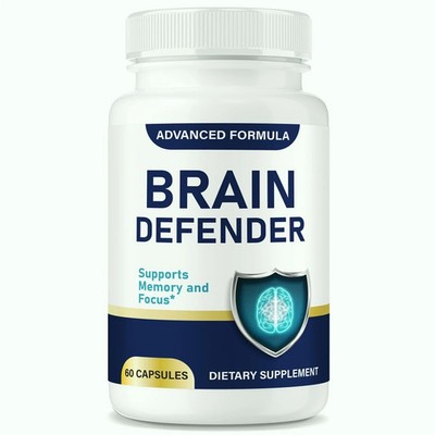 Brain Defender Caps Boost memory, focus & cognitive health naturally (Pack of 3)