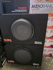 Alphasonik Dcp6 6.5" Mini Ported Sub Box And Subwoofer PAIR
