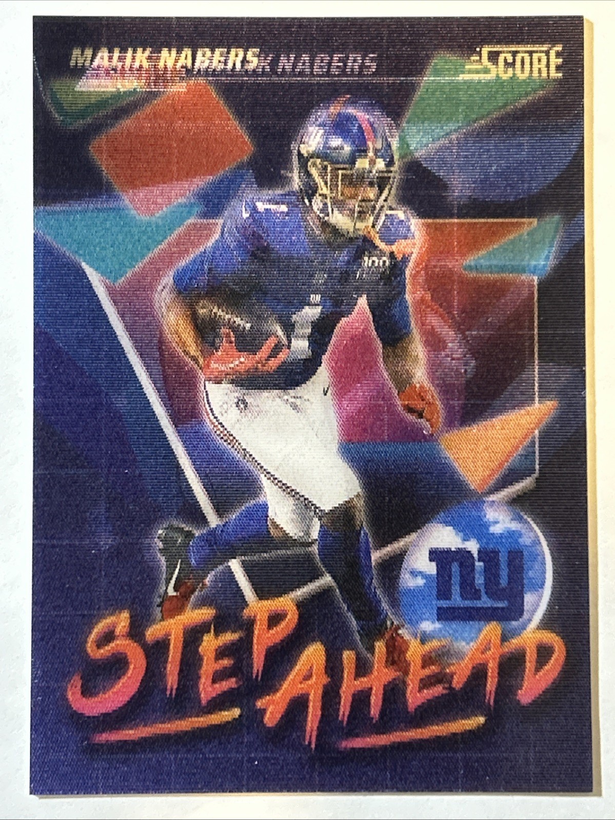 2025 Panini Score A Step Ahead, Malik Nabers, Card #SA-MNS