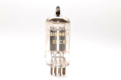 Vintage Siemens ECC82 / 12AU7 Audio Preamp Tube, O-Getter,  tested on Funke W19s