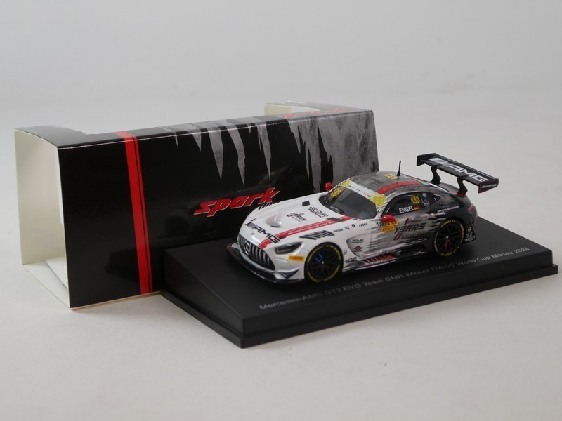 Spark Mercedes AMG GT3 Evo #130 Engel winner FIA GT Macau 2024 1/64 64MC2024